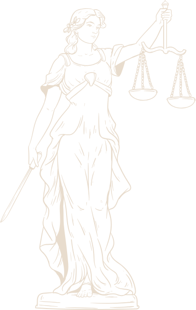 Dibujo de diosa de la justicia con balanza